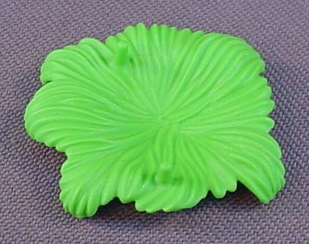 Playmobil Light Or Linden Green Leaf Base With 2 Flower Pegs, Fits Onto The Top Of A Wicker Basket