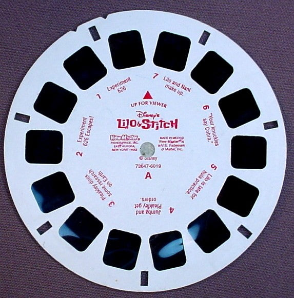 View-Master Disney's Lilo & Stitch, 6019-73647, Reel A, Fisher Price, Viewmaster
