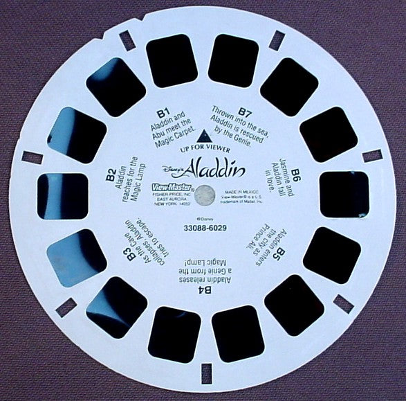 View-Master Disney's Aladdin, 6029-33088, Reel B, Fisher Price, Viewmaster