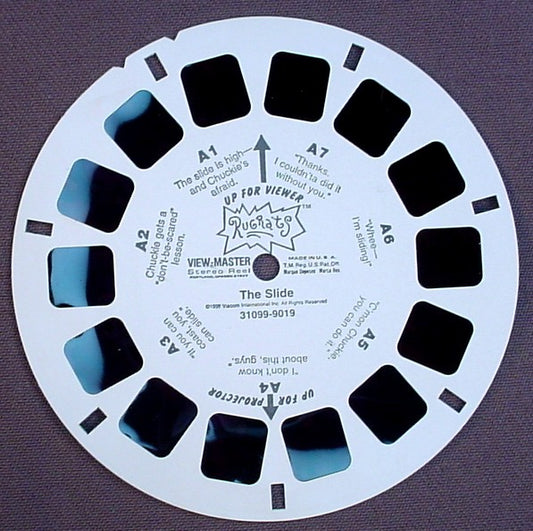 View-Master Rugrats The Slide, 31099-9019, Reel A,  1997 Viacom Int Inc, Viewmaster