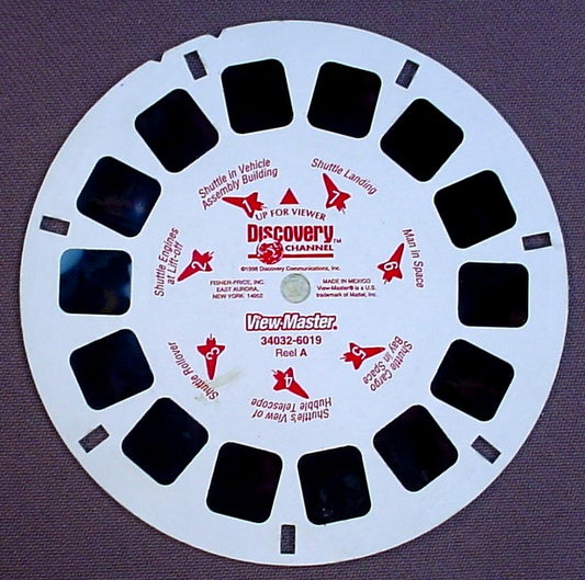 View-Master Discovery Channel, 6019-34032, Reel A, Fisher Price, 1998 Discovery Communications Inc, Viewmaster