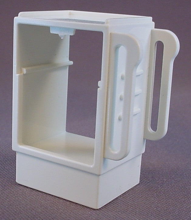 Playmobil White Hospital Bedside Cabinet With Slide For Drawer & Notches