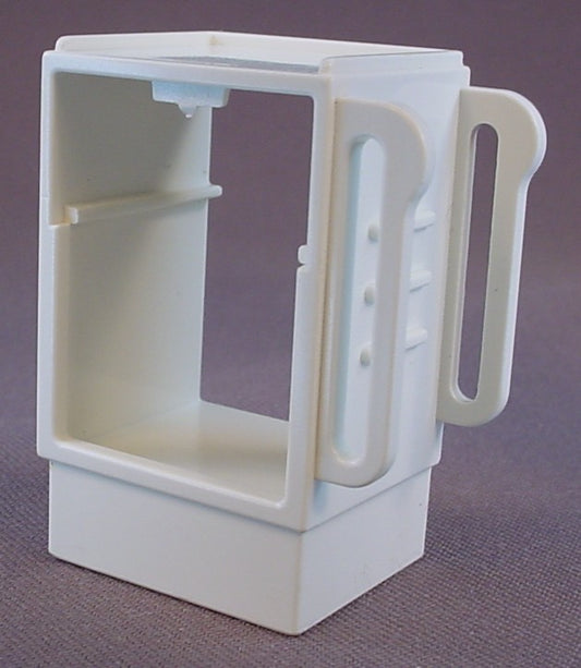 Playmobil White Hospital Bedside Cabinet With Slide For Drawer & Notches