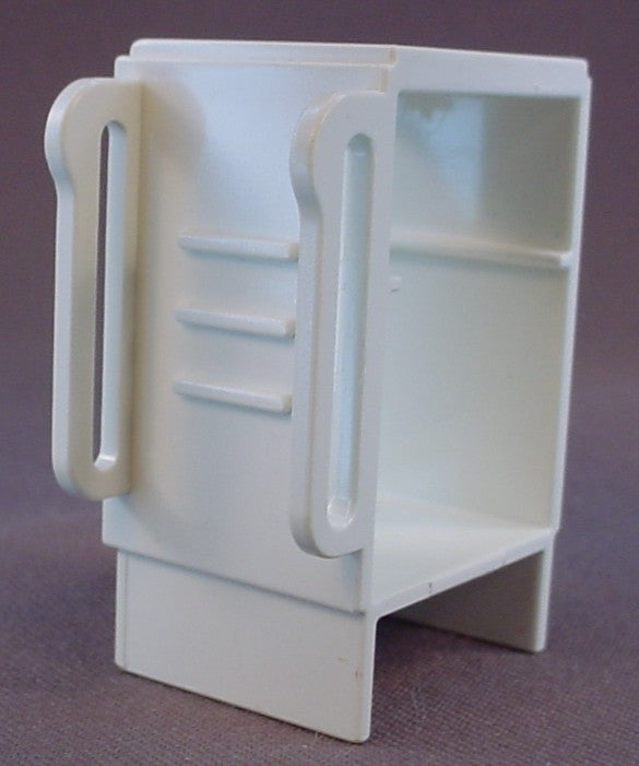 Playmobil White Hospital Bedside Cabinet With Slide For Drawer & Notches