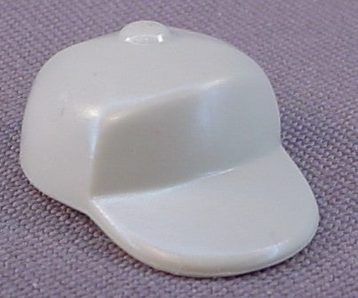 Playmobil Light Gray Baseball Style Cap Or Hat With A Button On Top, 4036 4129 4415 5109