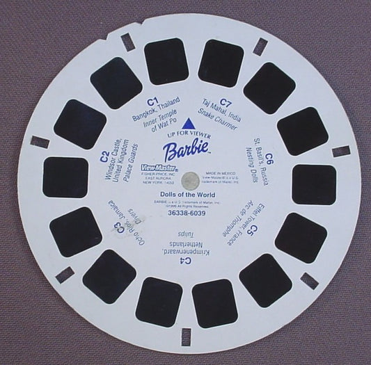 View-Master Barbie Dolls Of The World, 6039-36338, Reel C, 1999 Mattel, Viewmaster
