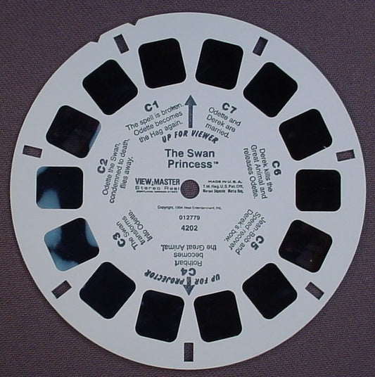 View-Master The Swan Princess, 4202-012-779, Reel C, 1994 Nest Ent Inc, Viewmaster