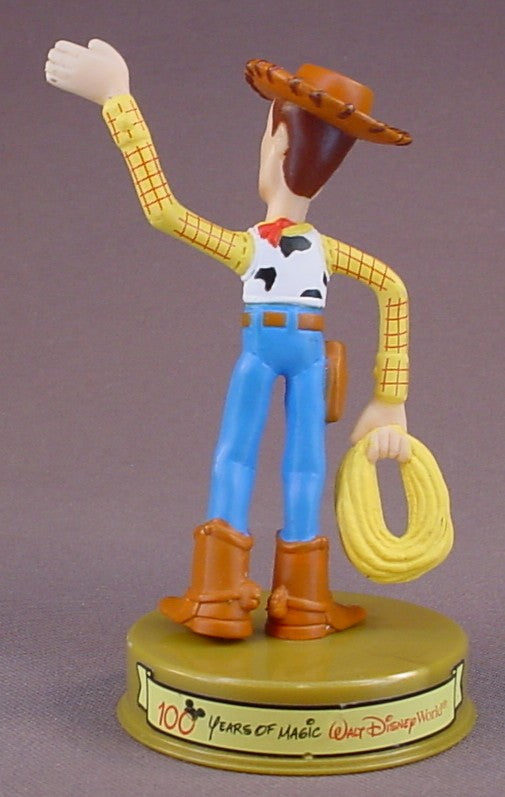 Disney 100 Years Of Magic Woody PVC Figure On A Base, Walt Disney World, Toy Story Movie