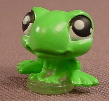 Littlest Pet Shop #T41 Teeniest Tiniest Teensies Green Frog, 8 Pack Set 6, LPS, Hasbro