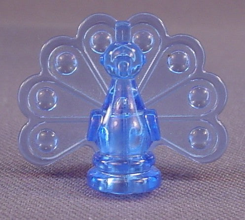 Playmobil Transparent Blue Peacock Statue Ornament For A Fountain, 3019 3033 4056 4154 5873 9469 9879 70293