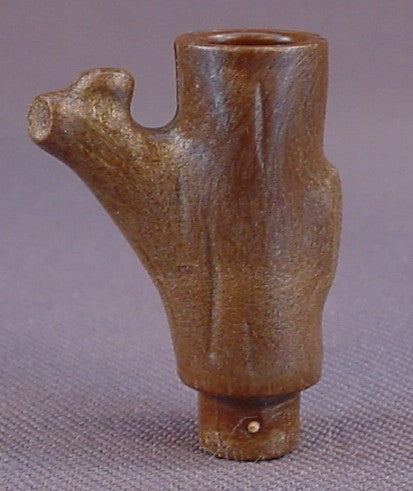 Playmobil Brown Short Tree Trunk With A Stud On One End And A Hole to Connect Another Branch