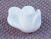 Playmobil White Partially Open Rose Bud Flower, 4056 4154 4158