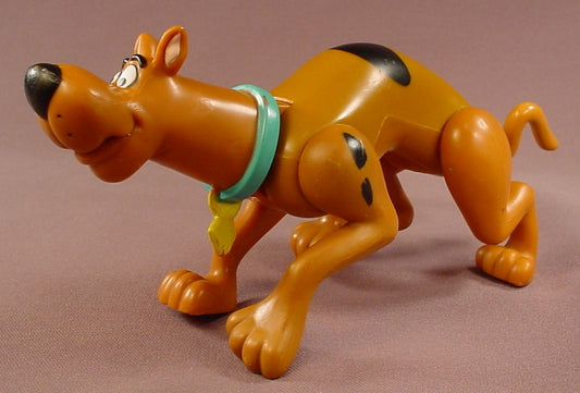 Scooby Doo Action Figure, The Legs Head & Tail Move, Solid PVC, 8 1/2 Inches Long, Scooby-Doo, 1999