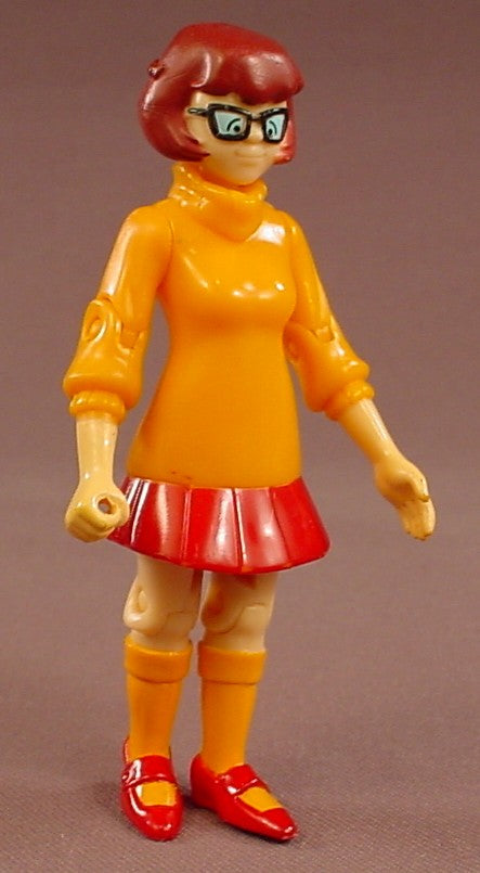Scooby Doo Velma Action Figure, 4 3/4 Inches Tall, Articulated, Scooby-Doo, Hanna-Barbera