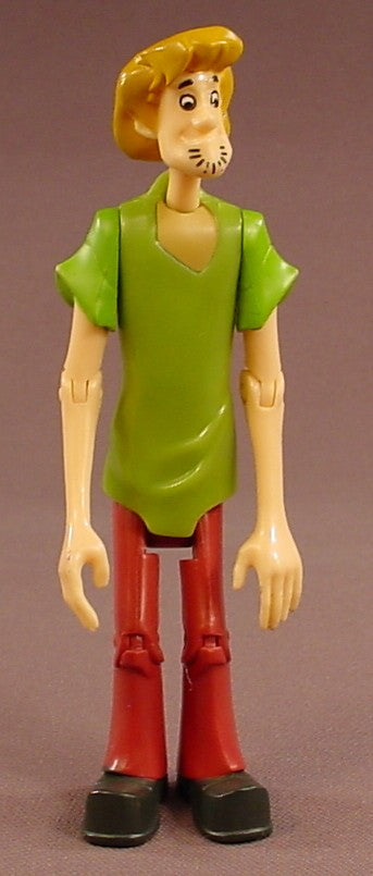 Scooby Doo Shaggy Action Figure, 5 1/8 Inches Tall, Articulated, Scooby-Doo, Hanna-Barbera