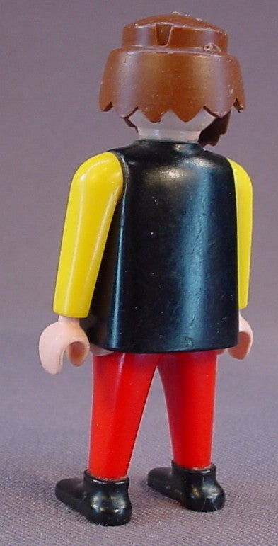 Playmobil Adult Male Wolf Clan Chieftain Figure In Black & Red Clothes With A Wolf Head