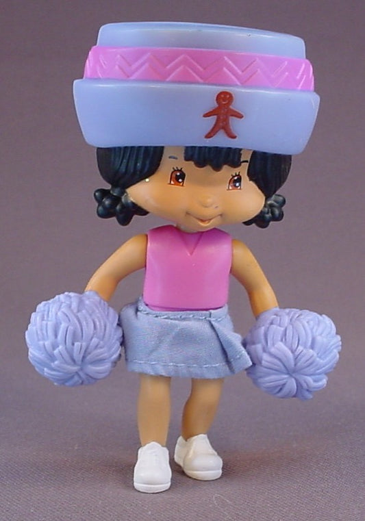 Strawberry Shortcake Ginger Snap Cheerleader Doll Toy, 3 3/4 Inches Tall