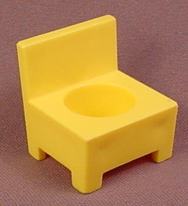 Fisher Price Vintage Yellow Teacher's Classroom Chair, 923 Play Family School, 1971-1978