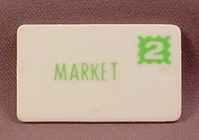 Fisher Price Vintage White Letter Envelope Or Mail, #4 Ice Cream Place, 2500 Main Street