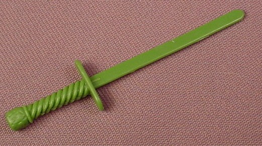 TMNT Green Sword Weapon Accessory For Leo The Sewer Samurai Action Figure
