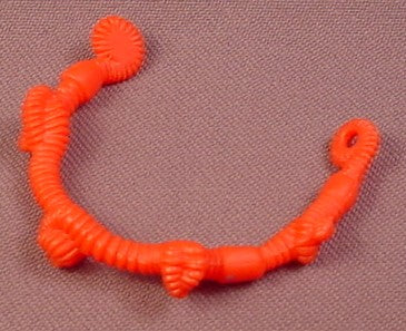 TMNT Red Worm Belt Accessory For A Wyrm Action Figure, 1991 Playmates