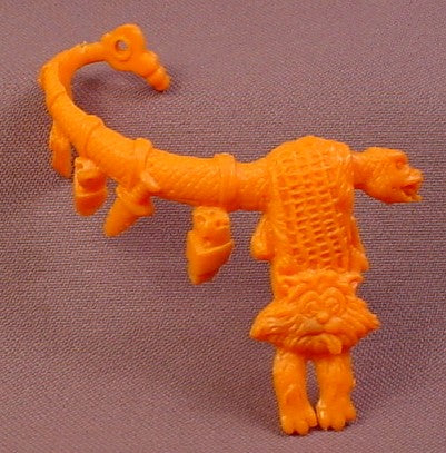 TMNT Orange Snake Belt Accessory (B) For A Rat King Action Figure, Has A Small Mark, 1989