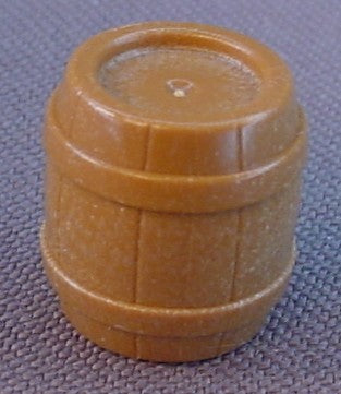 Playmobil Light Brown Small Barrel Or Keg, 5/8 Inch Tall, 4219 4290 4292 4806, 30 51 5110