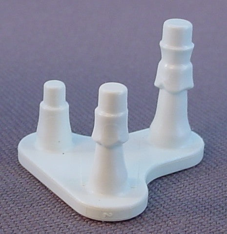 Playmobil White Mushroom Stems On A Base, 3006 3626 3829 3838 3896 3897 3898 3933 3896 3933 4194