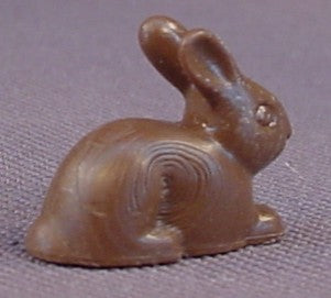 Playmobil Dark Brown Rabbit Bunny In A Crouching Pose Animal Figure, 3075 3373 4343 5005, 30 61 7620