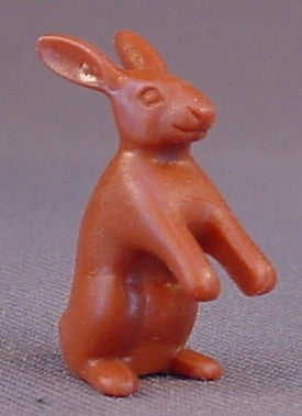 Playmobil Reddish Brown Bunny Rabbit In A Standing Up Pose Animal Figure, 3075 3373 4343 4529 5005