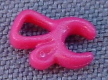 Playmobil Red Or Dark Pink Single Loop Hair Bow, Hairbow, 3236 3240 3254 3708 3738 3925 3945 3968