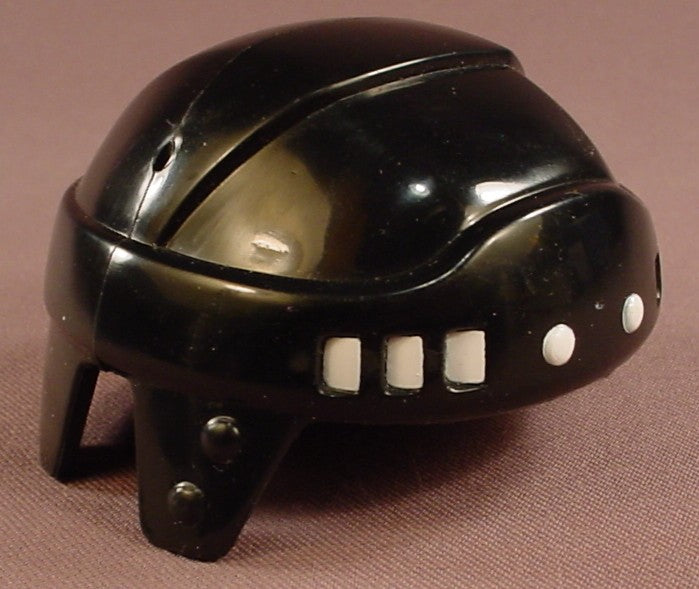 Mr Potato Head Black Hockey Helmet With White Trim, Limited Edition Hockey Player #02265, 2003 Playskool
