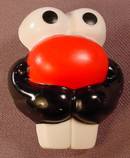 Mr Potato Head Spud Buds One Piece Face With 2 Buck Teeth, Black Mustache & Big Red Nose, For Pop Corn, 2006 Playskool