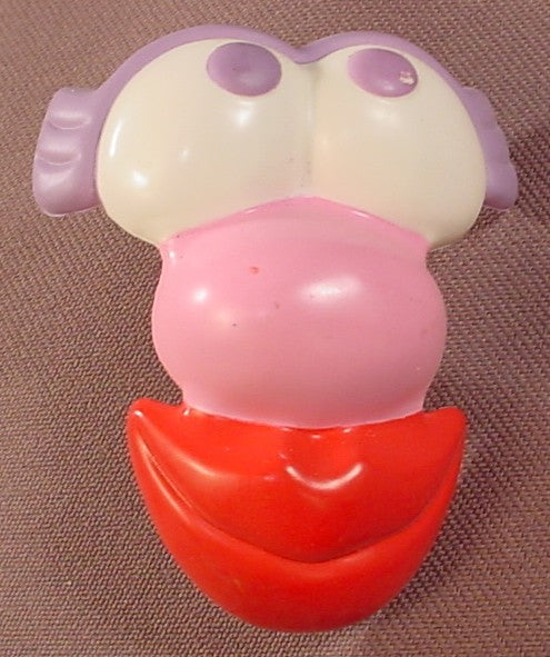 Mr Potato Head Pals One Piece Face With Purple Eyes & Red Lips, Pink Nose, 2003 Playskool
