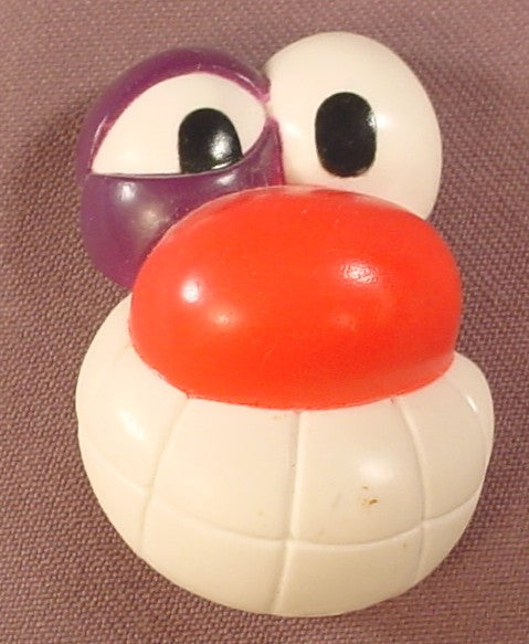 Mr Potato Head Sports Spuds One Piece Face With A Black Eye & A Red Nose, Big Teeth, Bruised Eye, NHL, 2006