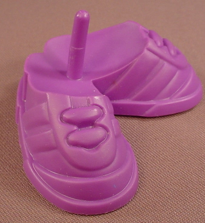 Mr & Mrs Potato Head Purple Sneakers Shoes, For 3 1/2 To 4 Inch Bodies, 1995 & 2005 Playskool