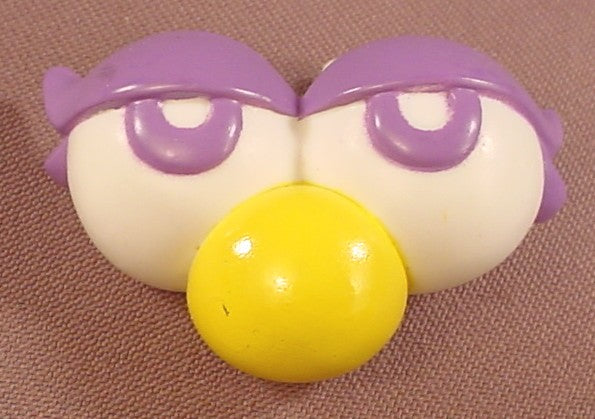 Mr & Mrs Potato Head One Piece Face With Purple Eyes & A Yellow Nose, For 3 1/2 To 4 Inch Bodies