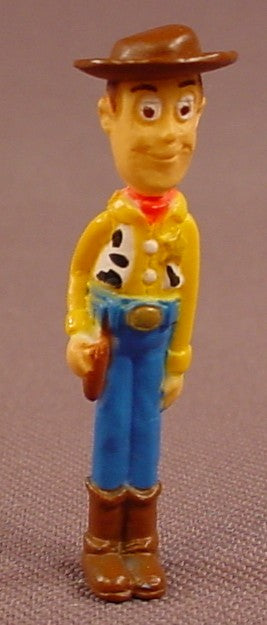 Disney Toy Story Woody Mini PVC Figure, 1 1/2 Inches Tall, Pixar, Figurine