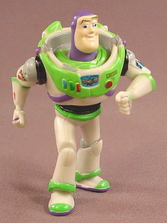 Disney Toy Story Buzz Lightyear In A Running Pose PVC Figure, 2 3/4 Inches Tall, Pixar, Figurine