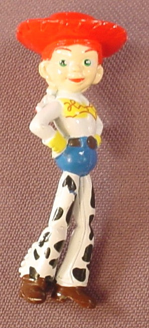 Disney Toy Story Jessie With Her Hands On Her Hips PVC Figure, 2 Inches Tall, Figurine