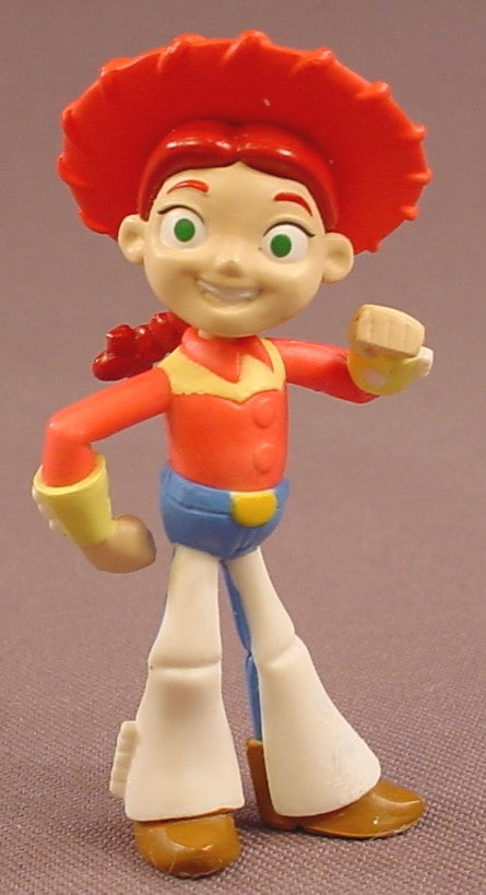 Disney Toy Story Jessie PVC Figure With A Moveable Head, 2 1/2 Inches Tall, Mattel, Figurine