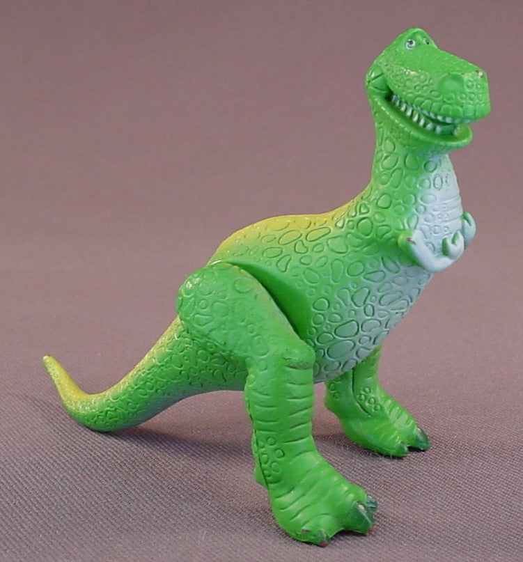 Disney Toy Story Rex The T-Rex Dinosaur PVC Figure, 3 Inches Tall By 3 1/2 Inches Long, Pixar, Figurine