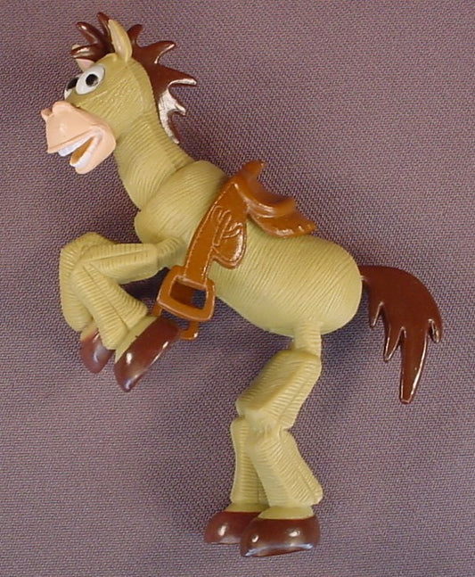 Disney Toy Story Bullseye Horse Standing On His Back Legs PVC Figure, 4 Inches Tall, Pixar, Figurine