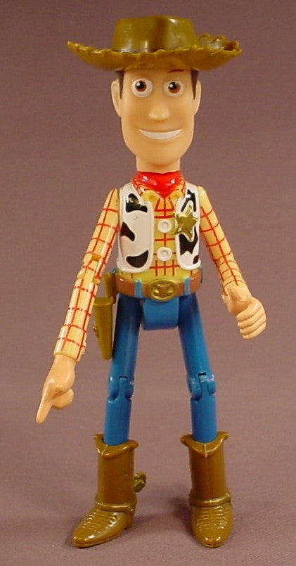 Disney Toy Story Woody With Quick Draw Action And A Removable Hat Figure, Has Multiple Articulation Points