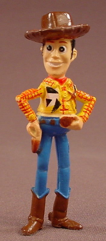 Disney Toy Story Woody With His Hands On His Hips PVC Figure, 2 1/2 Inches Tall, Figurine