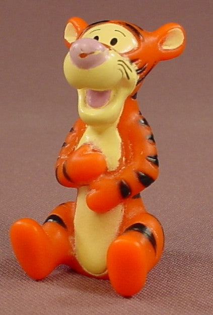 Disney Winnie The Pooh Tigger With His Hands On His Chest Vinyl Figure, 2 1/8 Inches Tall, Figurine