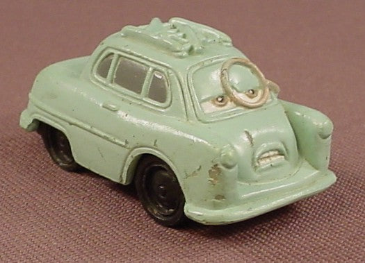 Disney Cars Professor Zundapp With His Monocle PVC Figure, 1 1/2 Inches Long, Professor Z, Figurine