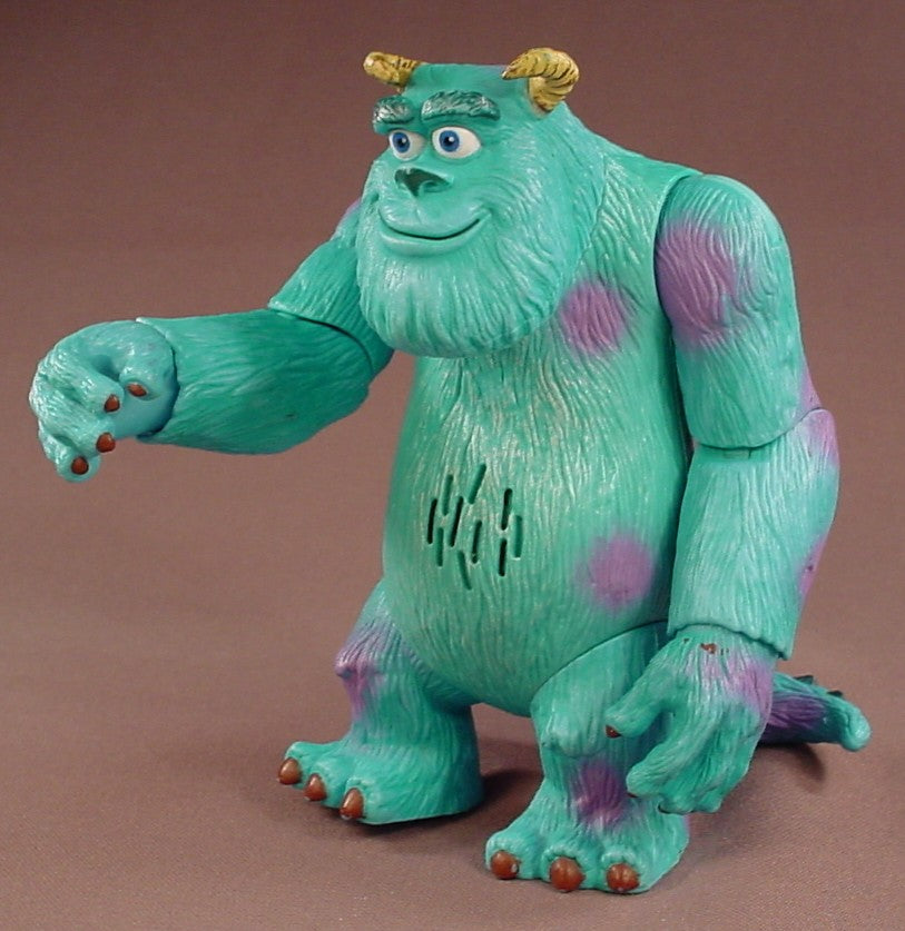 Disney Monsters Inc Talking Sully Figure, 6 Inches Tall, Says 4 Different Phrases When The Scale On His Back Is Pressed And 2 Others When His Arm Is Moved