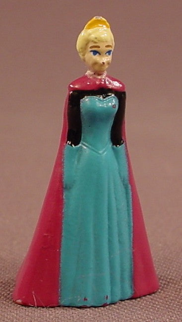 Disney Frozen Movie Elsa Mini Figure, 1 1/2 Inches Tall, The Dress Is Hollow, Figurine