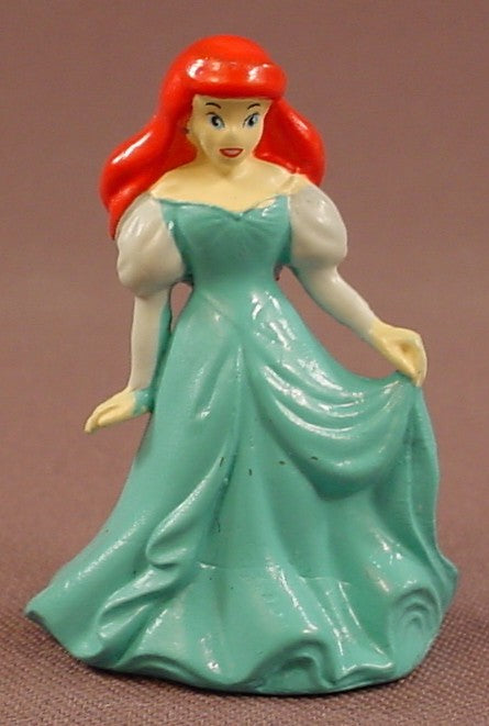 Disney The Little Mermaid Ariel In A Blue Gown PVC Figure, 2 Inches Tall, Figurine